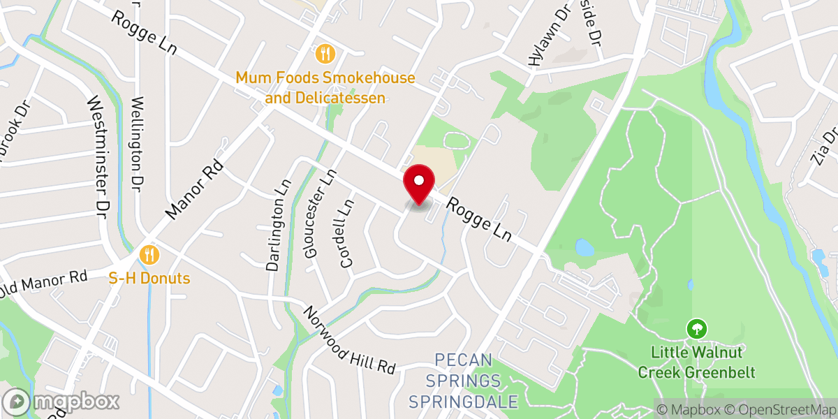 Map showing location of East Nineteenth Street missionary Baptist Church