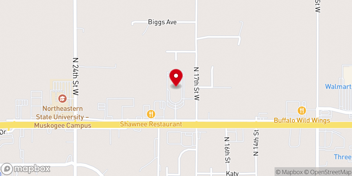 Map showing location of Bouelevard Christian Church