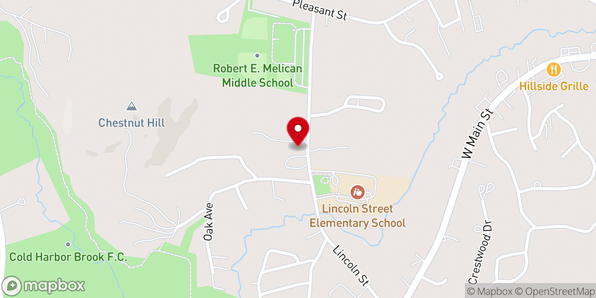 Map showing location of Rice Memorial Baptist Church
