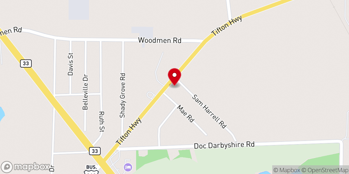 Map showing location of New Covenant Church