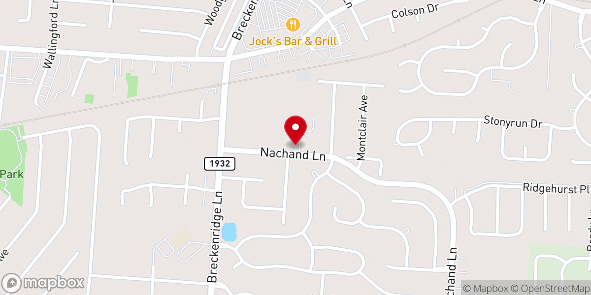 Map showing location of Watson Memorial Baptist Church