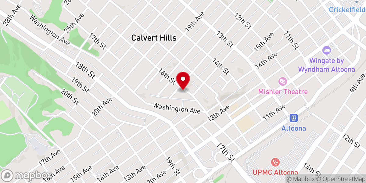 Map showing location of New Creation Ministry Church