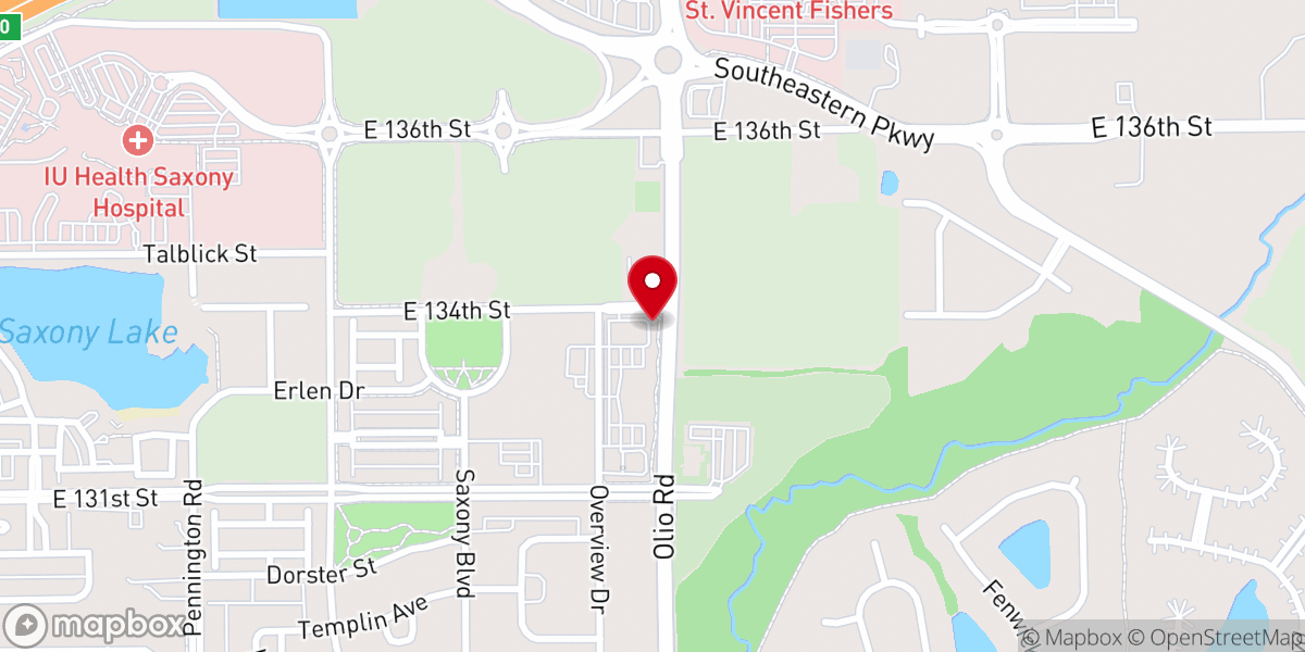 Map showing location of Indiana Ministries of the Church of God