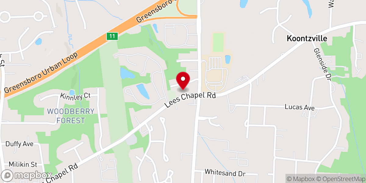 Map showing location of 180Turn Church