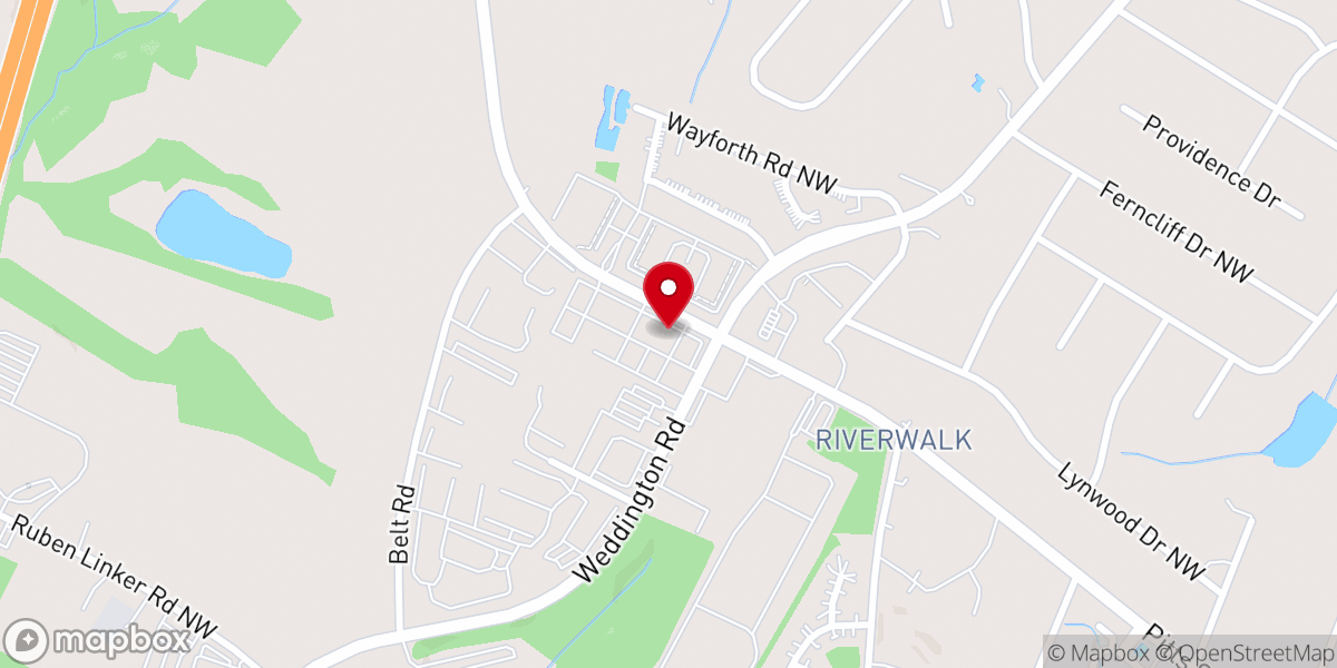 Map showing location of Uncommon Church Charlotte