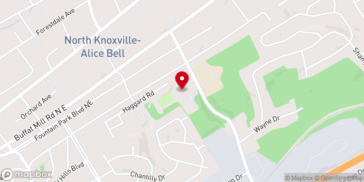 Map showing location of Berean Bible Church