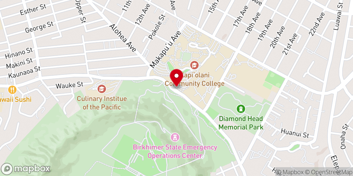 Map showing location of Chapel