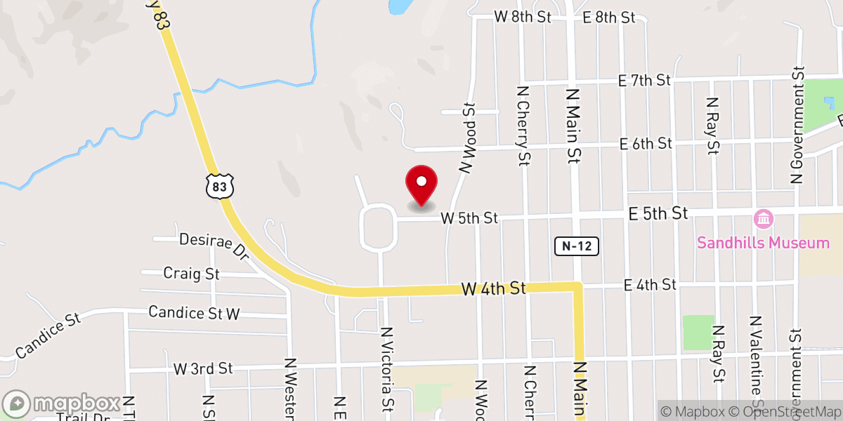 Map showing location of St Nicholas Church Hall