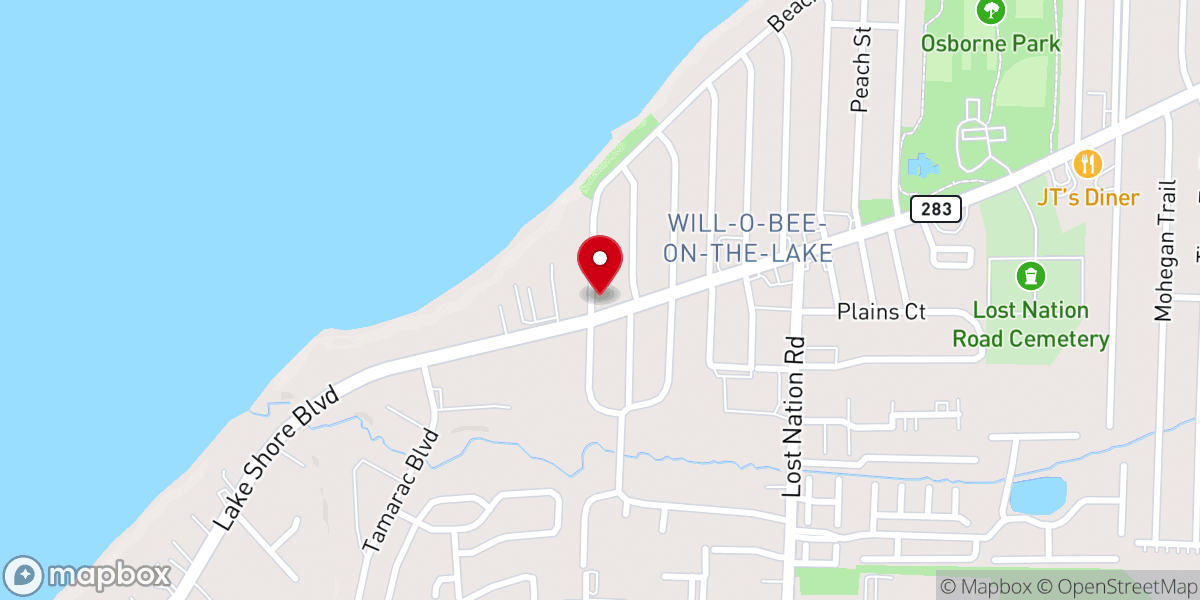 Map showing location of Abundant Life Community Church