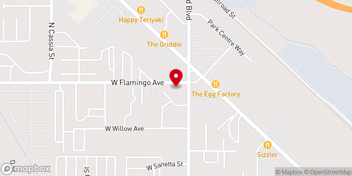 Map showing location of Elysian Church