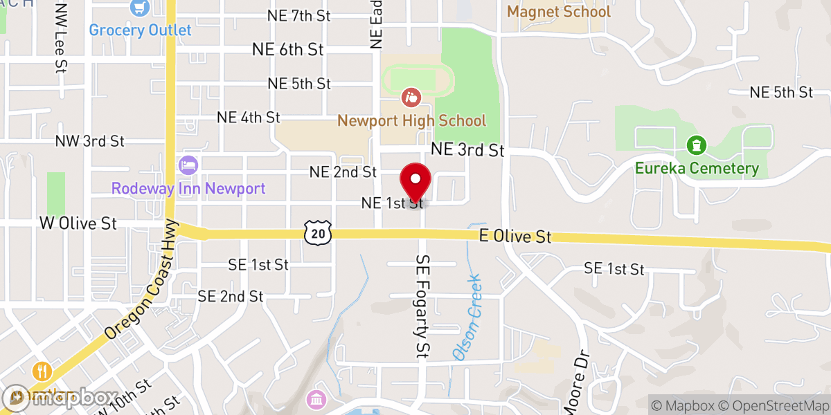 Map showing location of Pick of the Litter