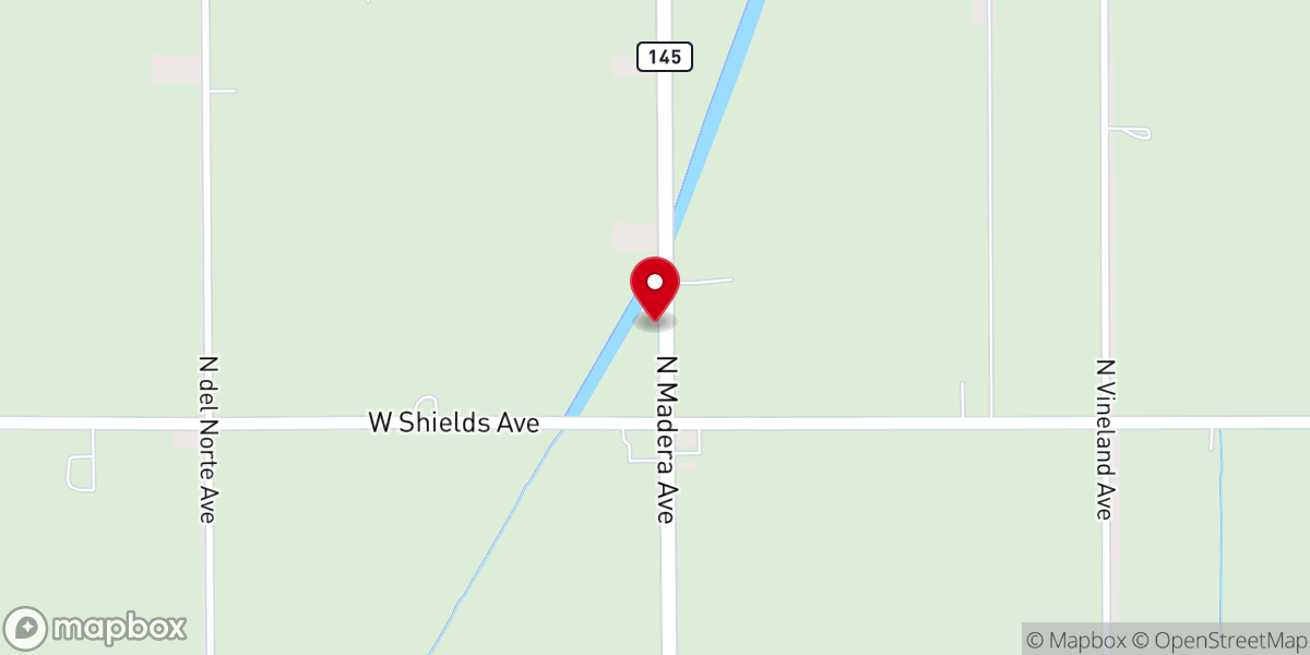 Map showing location of Pentecostal Tabernacle
