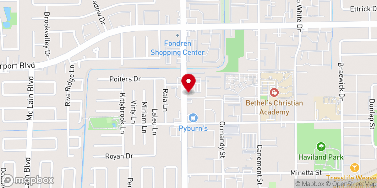 Map showing location of Iglesia Pentecostal Dios es Capaz- Central