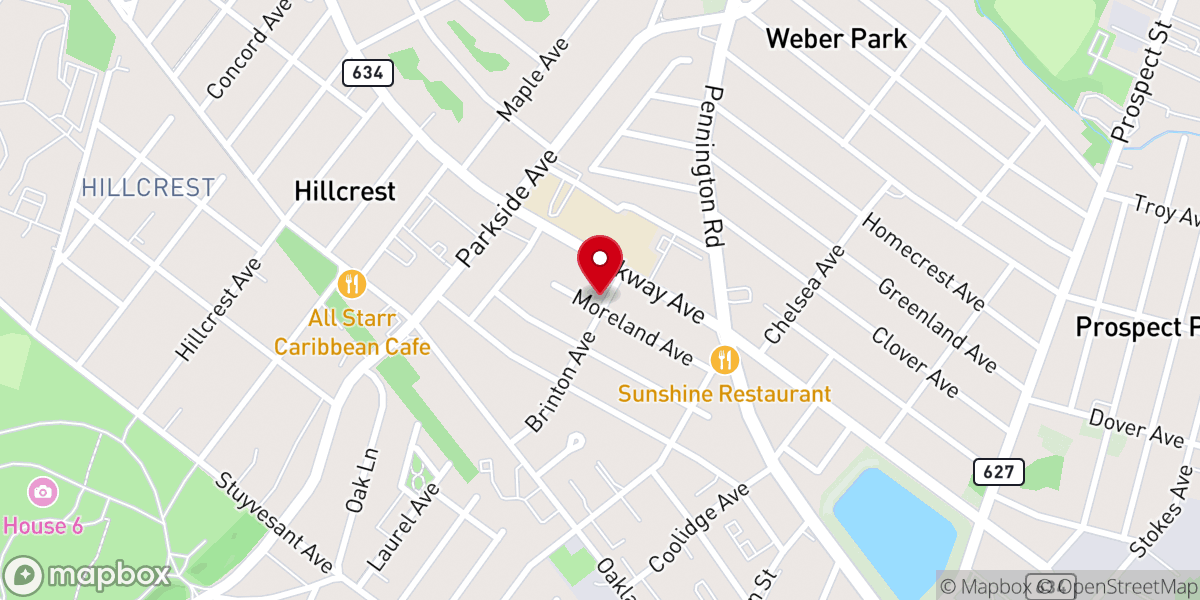 Map showing location of Brinson Memorial Church,Inc.