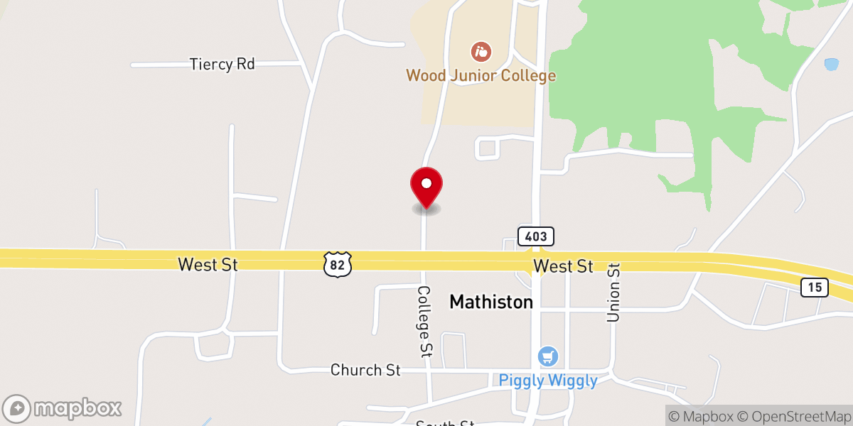 Map showing location of O W Ministries Inc