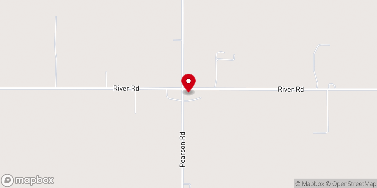 Map showing location of Pearson Church