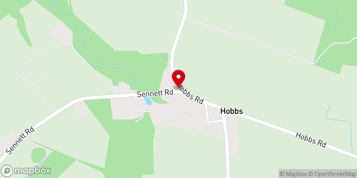 Map showing location of Ames United Methodist Church