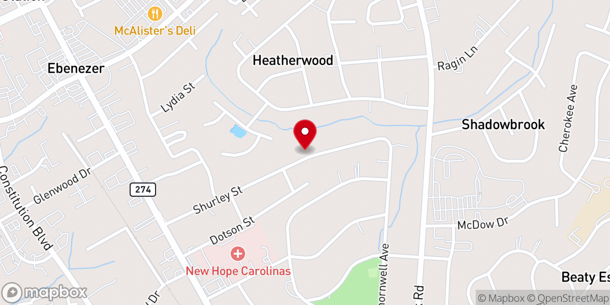 Map showing location of City Chapel - A Calvary Chapel Church Serving Rock Hill SC