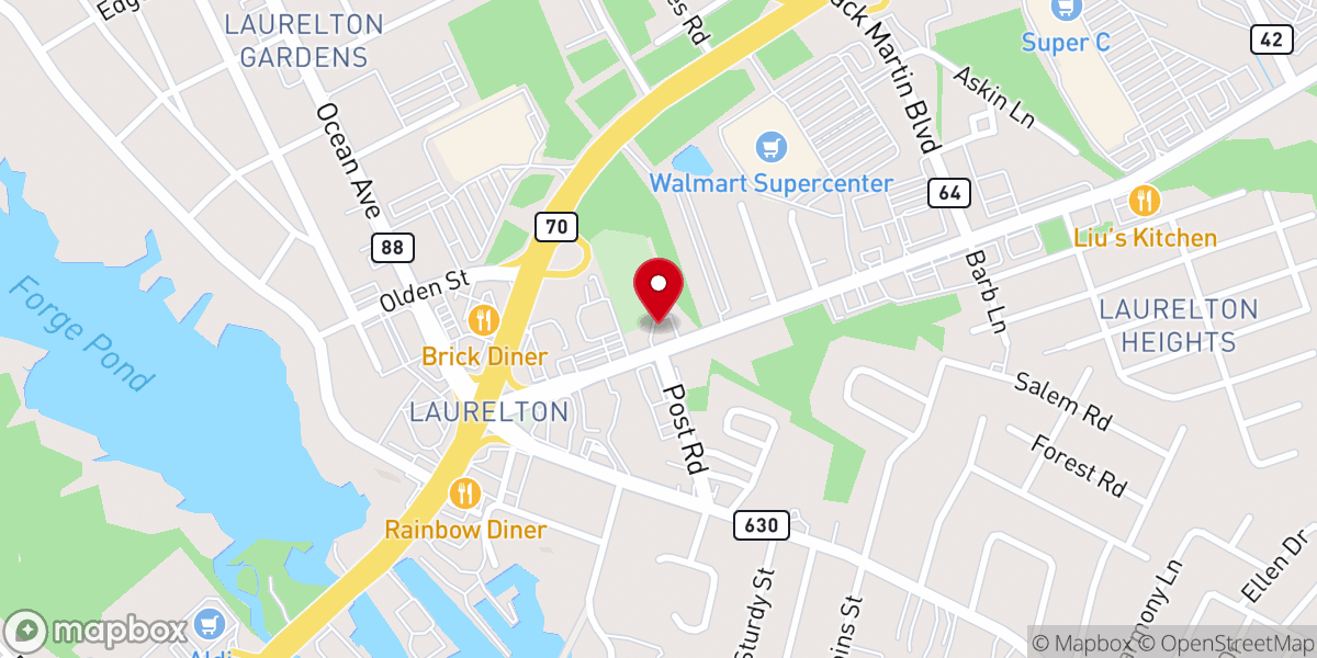 Map showing location of FIRST BAPTIST CHURCH IVY HALL