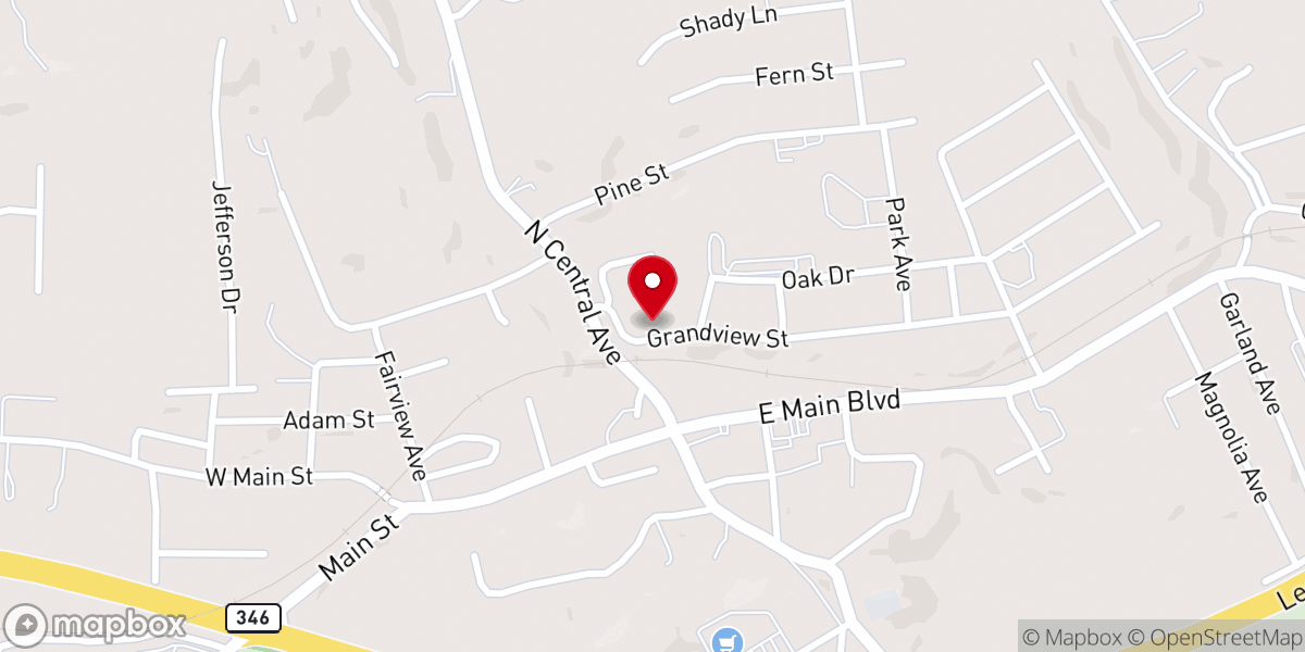 Map showing location of Church Hill First Methodist Church
