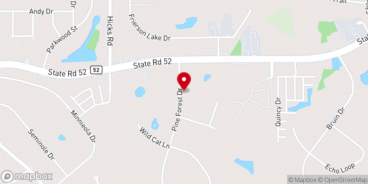 Map showing location of Nature Coast Family Fellowship Church