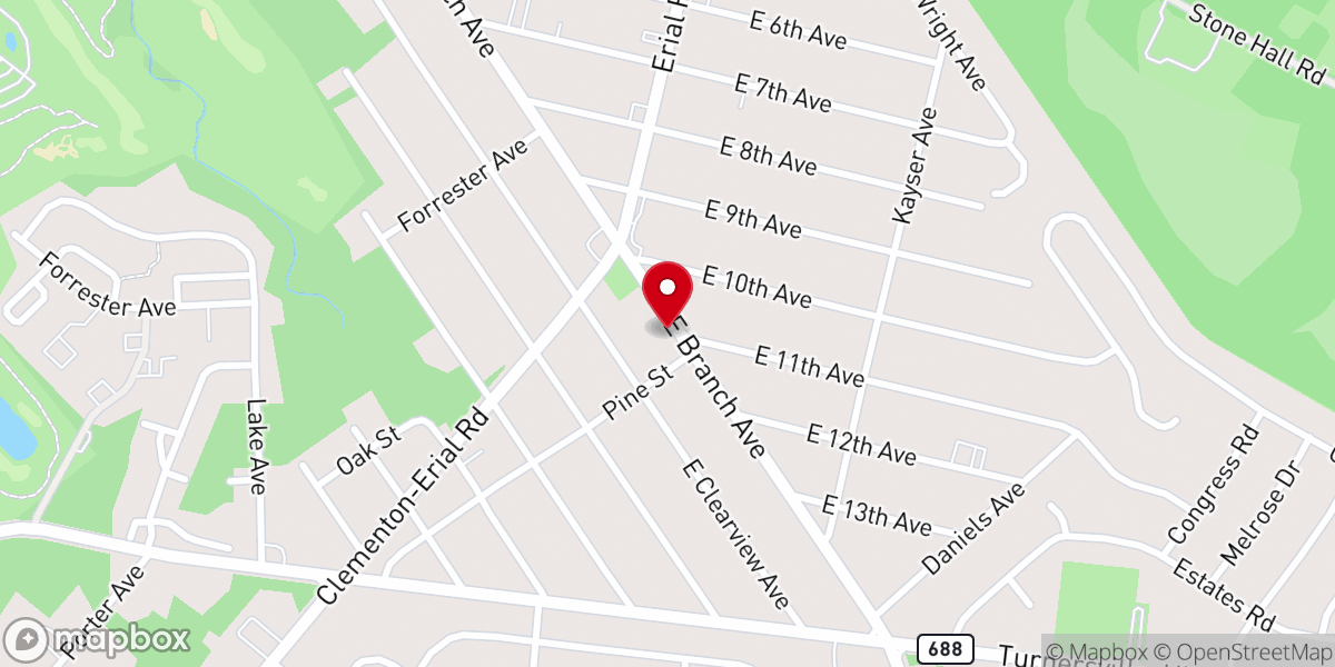 Map showing location of Hope Chapel (Hope for the Hungry) - Food Distribution Center