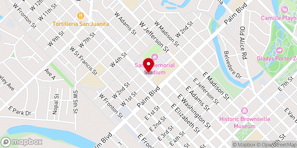 Map showing location of Church of the Advent Episcopal