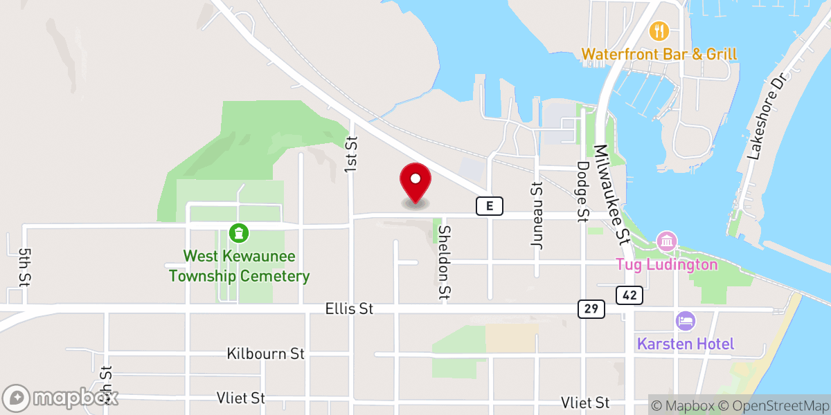 Map showing location of White Star Psychic Science Church Inc
