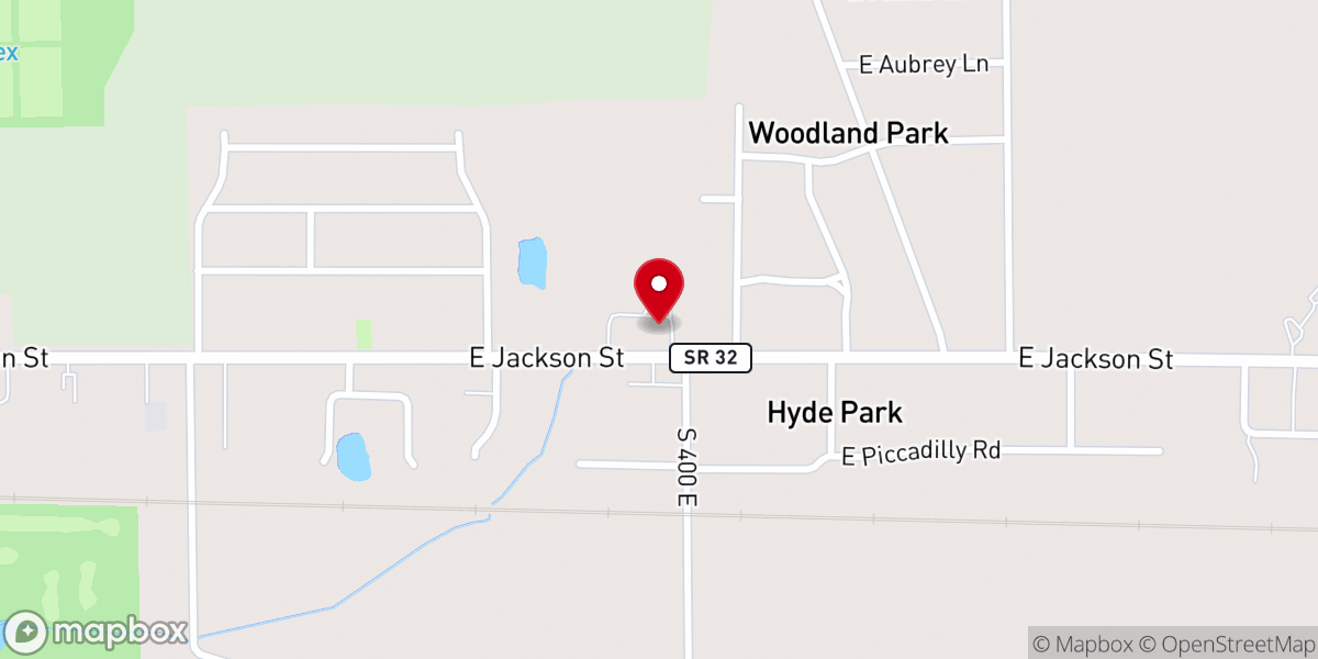 Map showing location of Freedom Point Apostolic Church