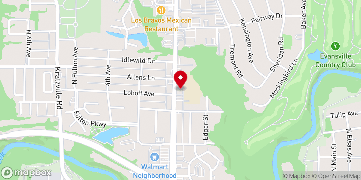 Map showing location of St Matthews Community Church