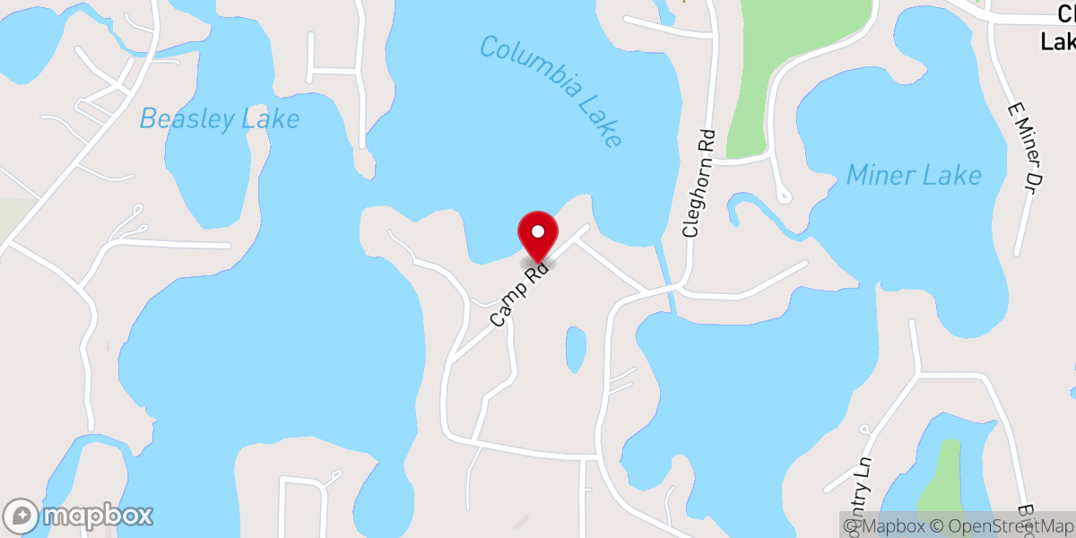 Map showing location of Camp Cleghorn