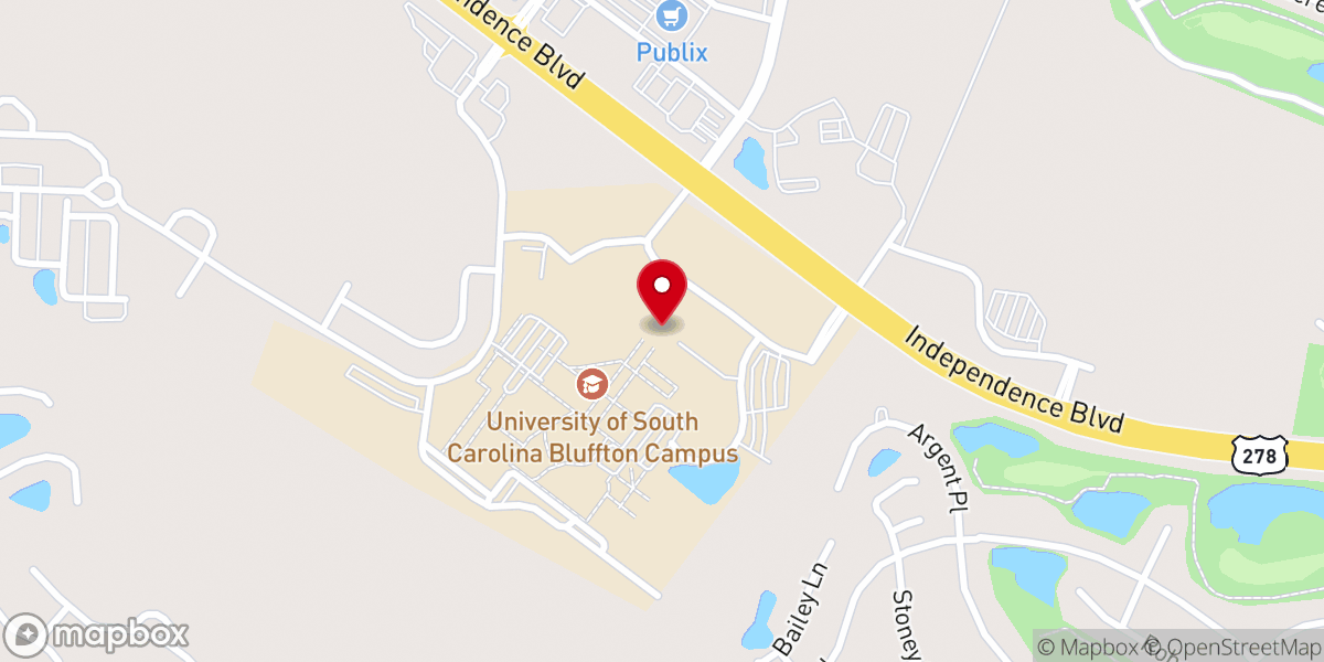 Map showing location of The Bridge Church