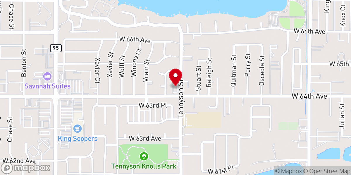 Map showing location of Imago Dei / St. Isaac Church