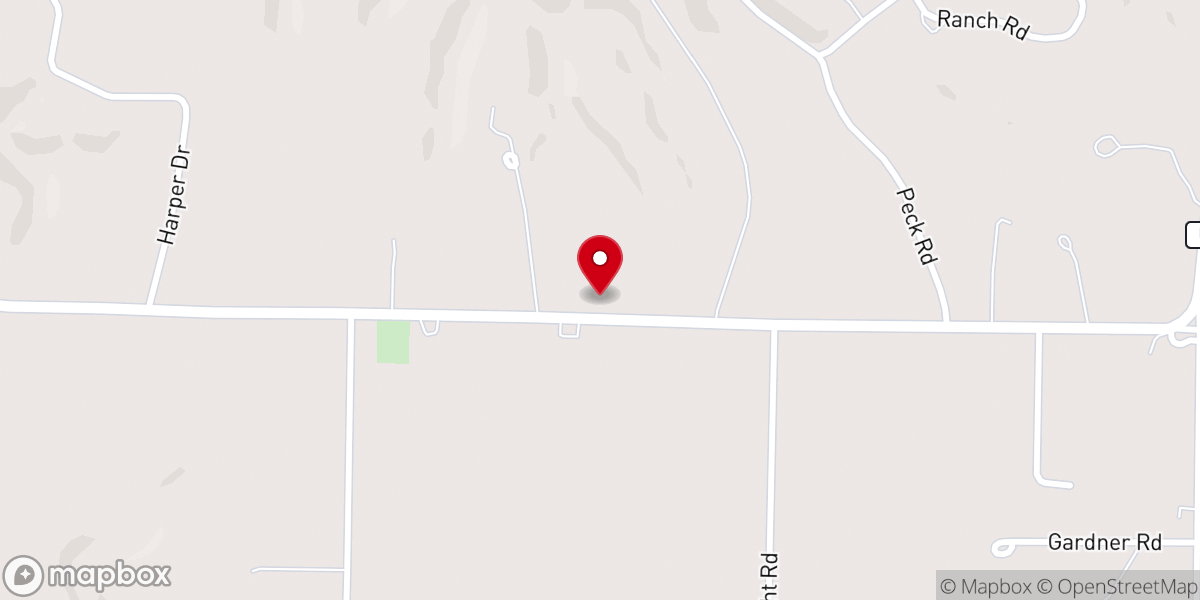 Map showing location of Spring Hill Church