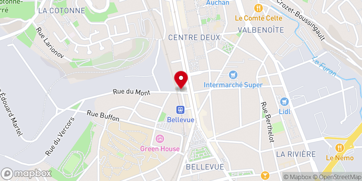 Map showing location of abri-vcf