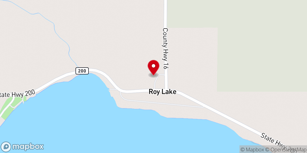 Map showing location of Nee Gon Nee Lutheran Church
