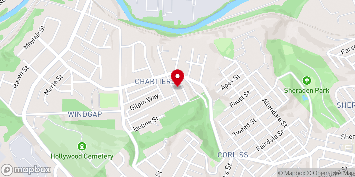 Map showing location of Greater Grace Fellowship