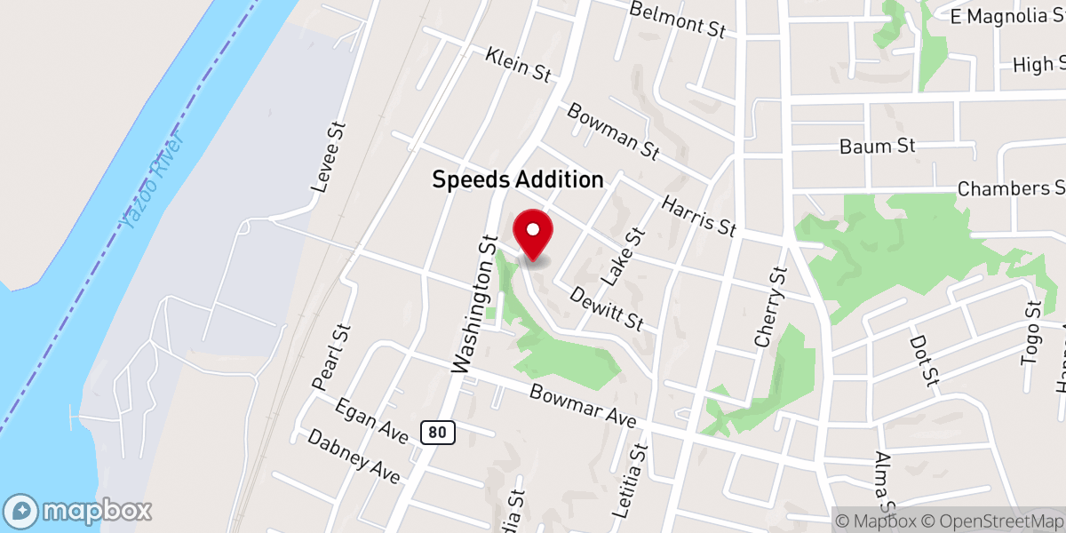 Map showing location of Bright Morning Star Church