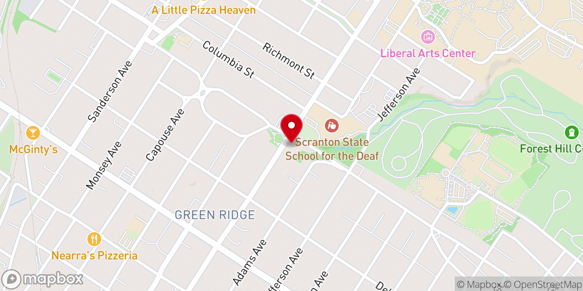 Map showing location of Church of the Good Shepherd