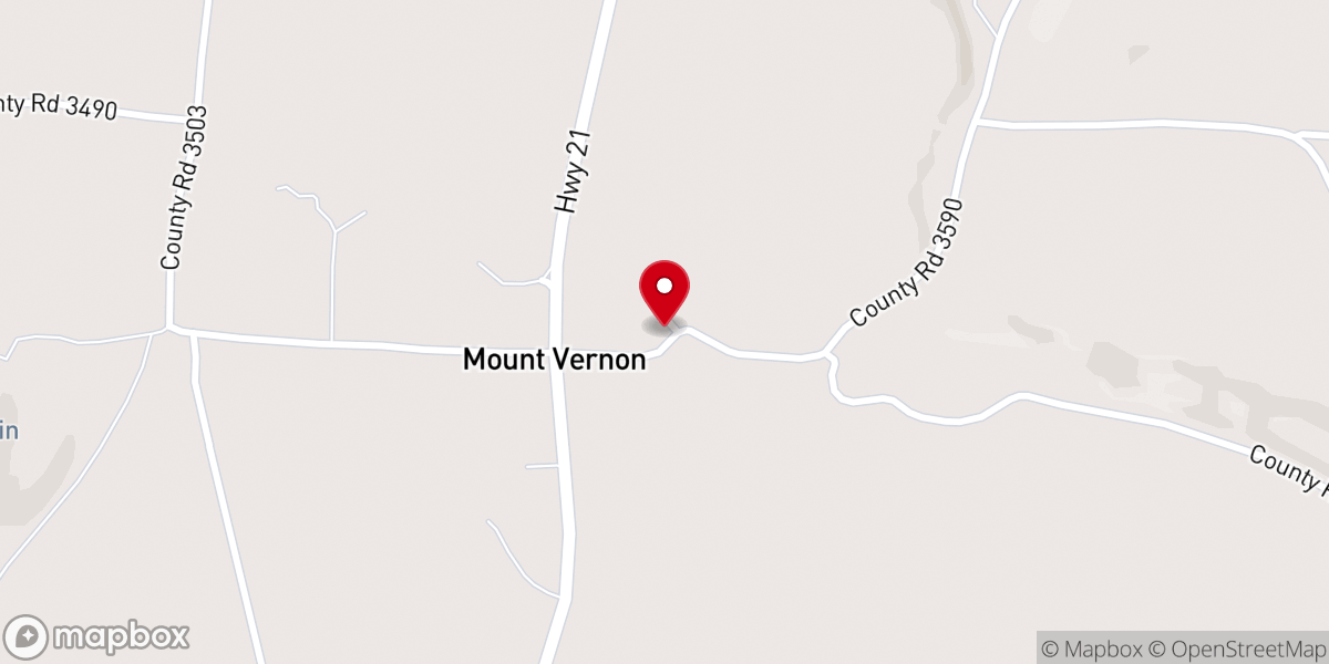 Map showing location of Mt Vernon Church of Christ