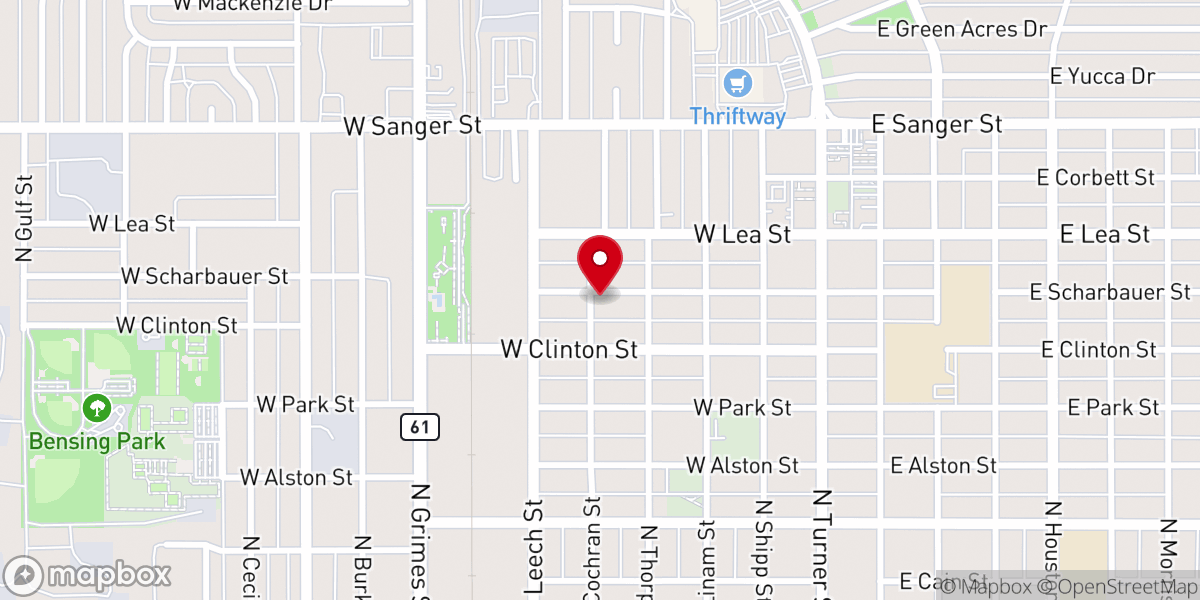 Map showing location of Scharbauer Street Church Of Christ