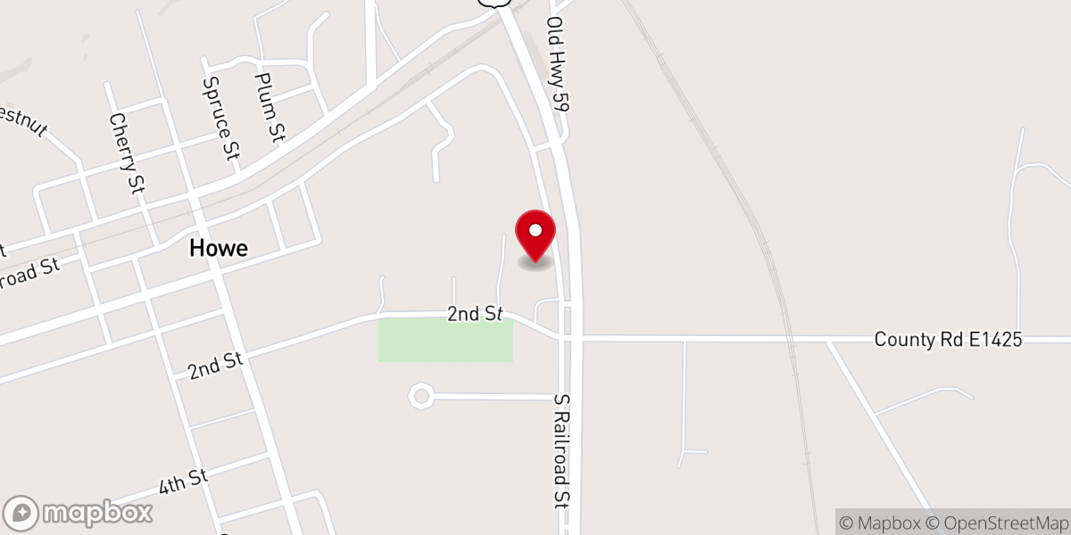 Map showing location of Highway Baptist Church