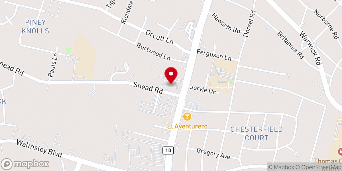 Map showing location of Fold Korean Presbyterian Church