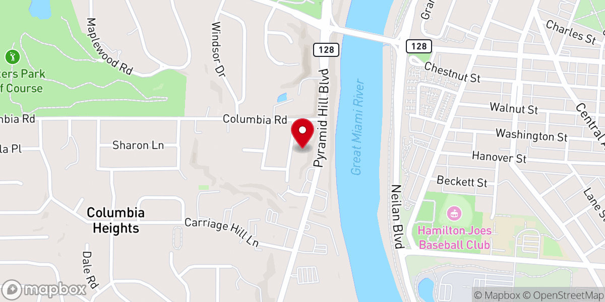 Map showing location of Southwestern Baptist Association