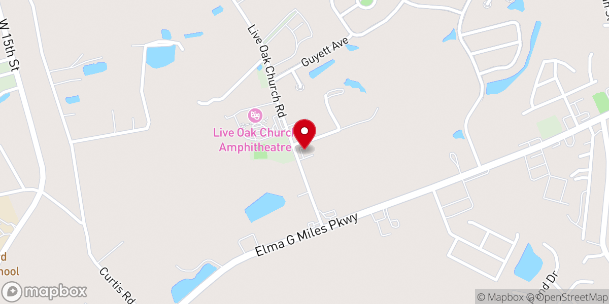 Map showing location of Hinesville First Seventh-day Adventist Church