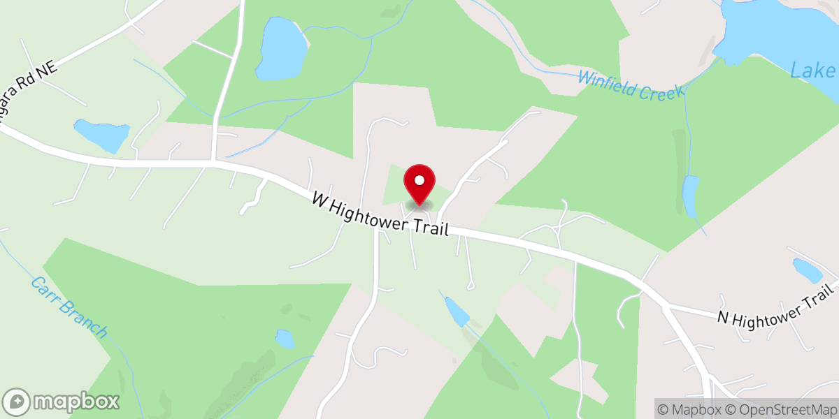 Map showing location of Philadelphia United Methodist Church