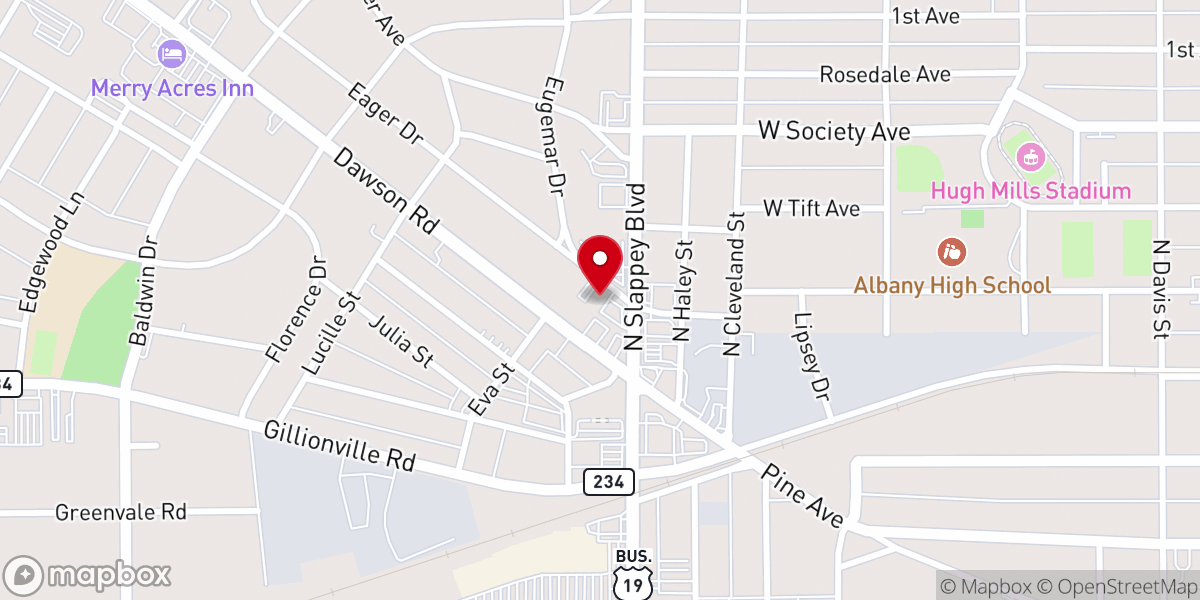 Map showing location of Eager Avenue Grace Church
