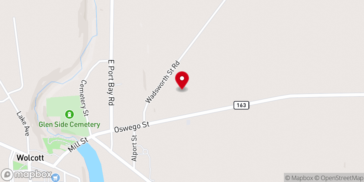 Map showing location of Faith United Methodist Church