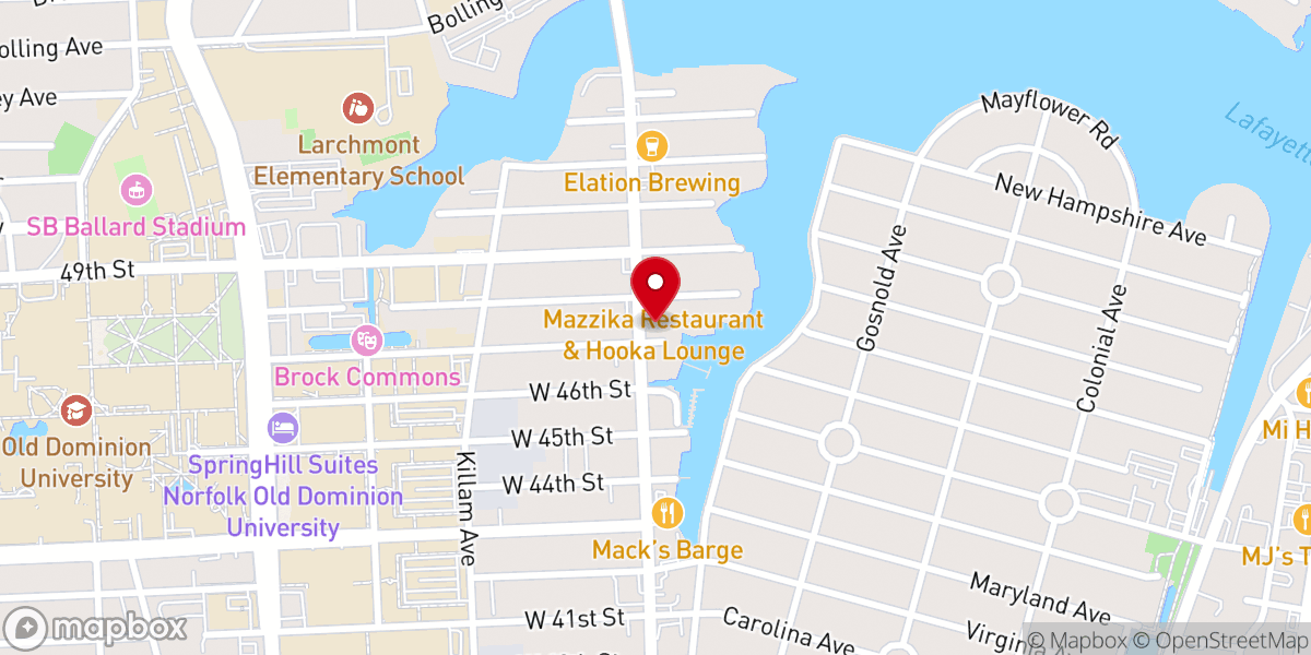Map showing location of Immanuel Presbyterian Church