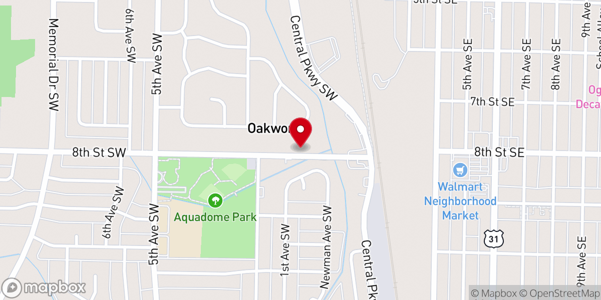 Map showing location of Lifebridge Christian Church